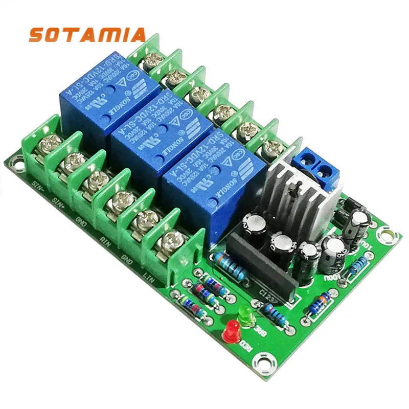 Home Cinema Sound System - SOTAMIA 600W 2.1 Amplifier Speaker Protection