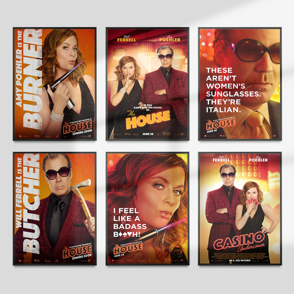 Home Cinema Movies - The House Movie Print Art Poster