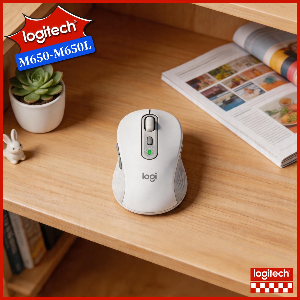 Logitech Home Cinema - Logitech M650/M650L Signature Mouse - Wireless