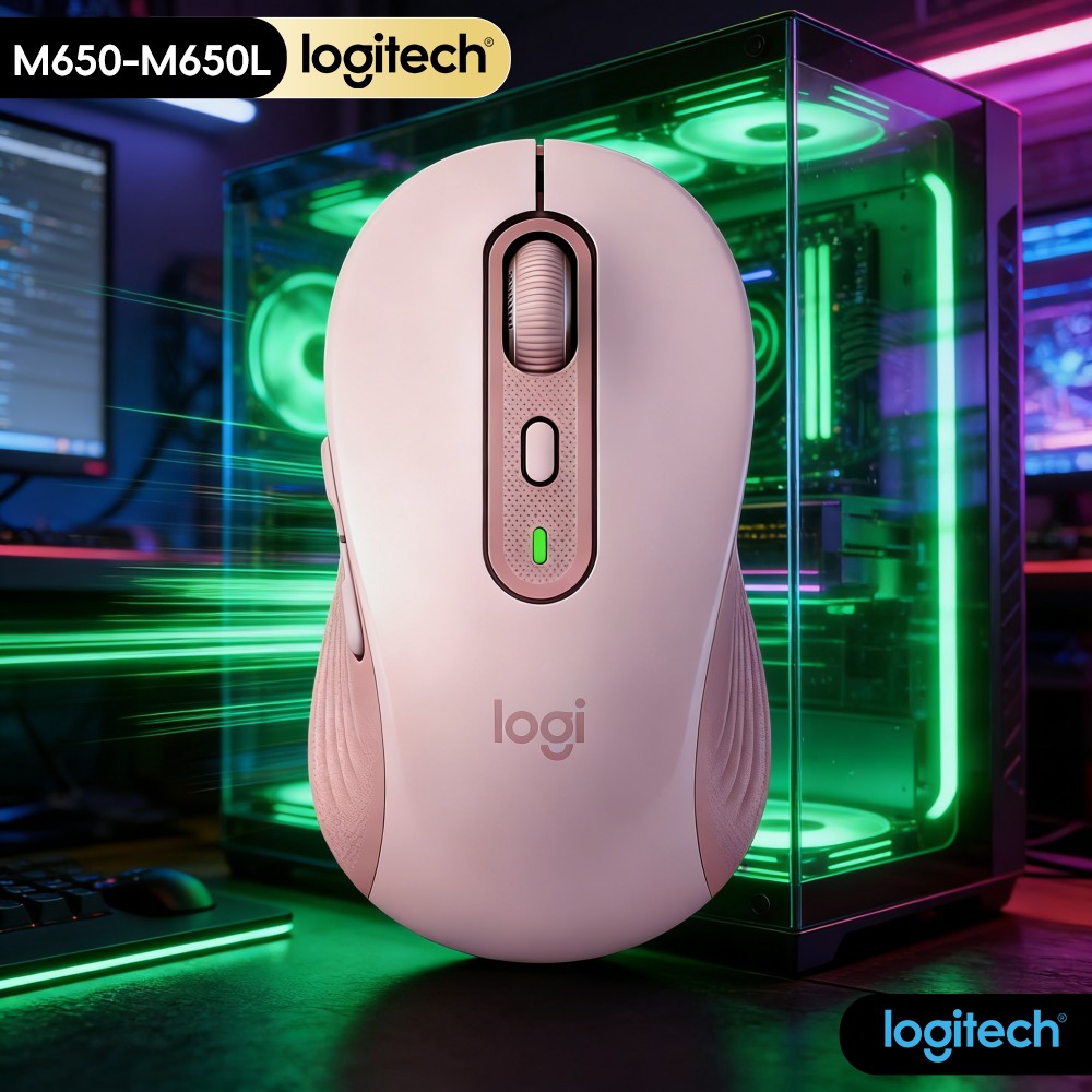 Logitech Home Cinema - Logitech M650 Signature Ergonomic Mouse Wireless