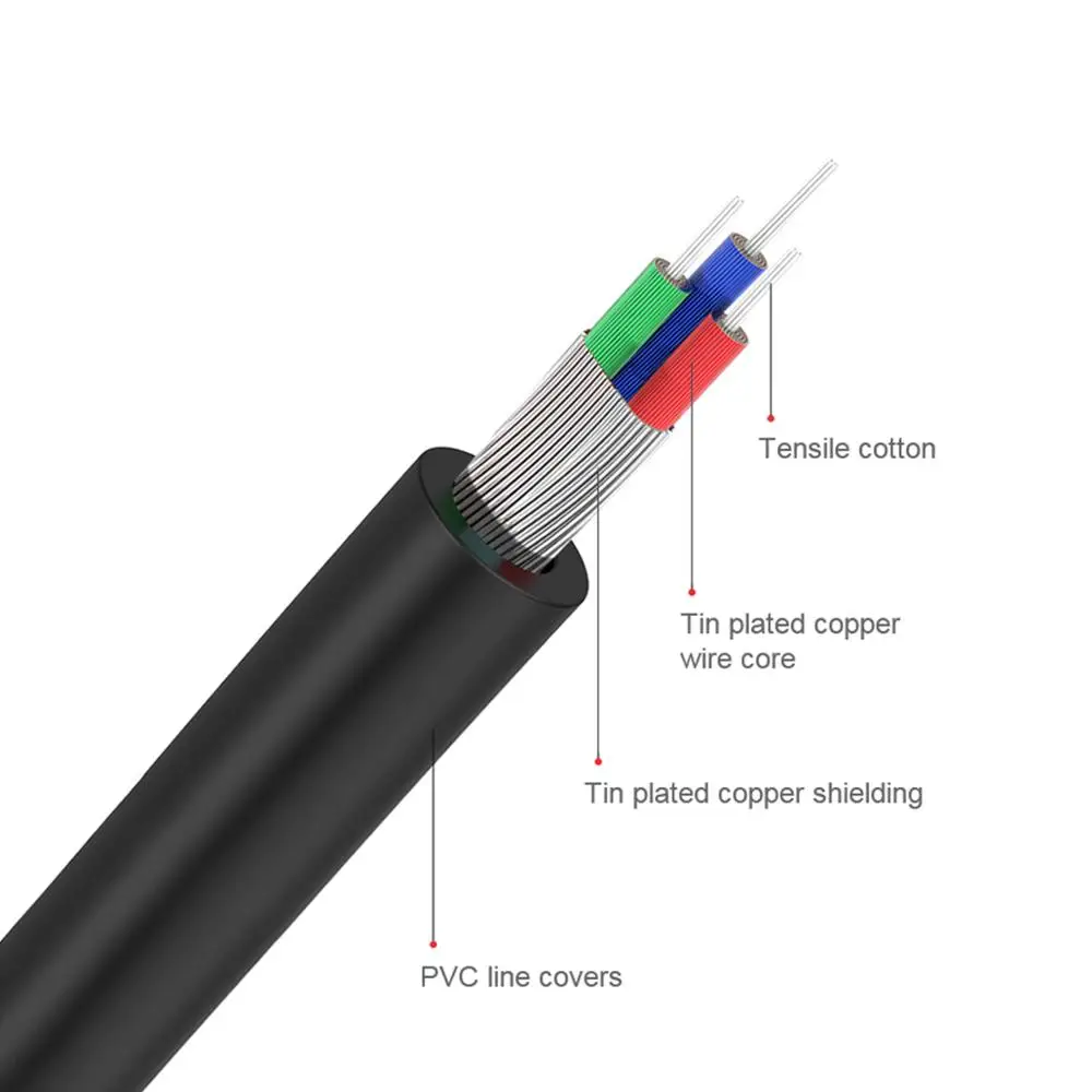 QGeeM RCA Cable 2RCA to 3.5 Au - đánh giá và giá Home Cinema Sound System