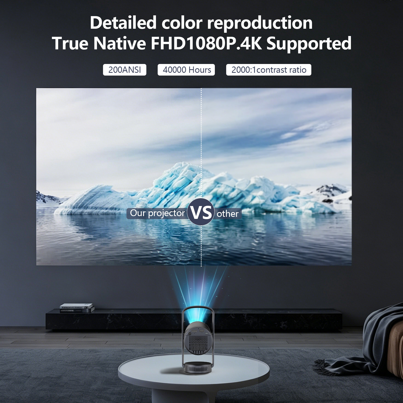 2026 New Smart Portable Projec - đánh giá và giá Home Cinema Movies