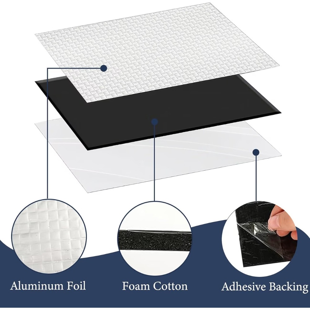 10PCS 10mm Car Sound Deadening - đánh giá và giá Acoustic Foam Panel