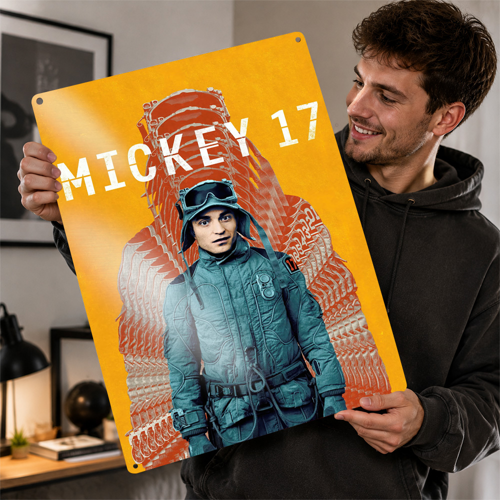 Mickey 17 Movie Metal Poster C - đánh giá và giá Home Cinema Movies