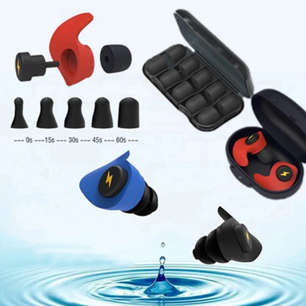 Sleep Silicone Ear Plugs Black - đánh giá và giá Acoustic Foam Panel